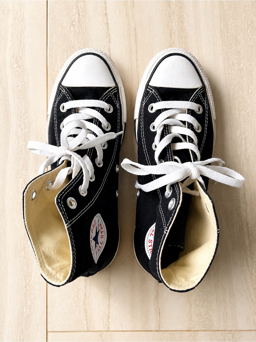 Converse High Top Sneakers - Black & White